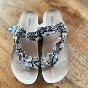 Sonoma Goods For Life Women's Airbrush Braided Sandals Snake